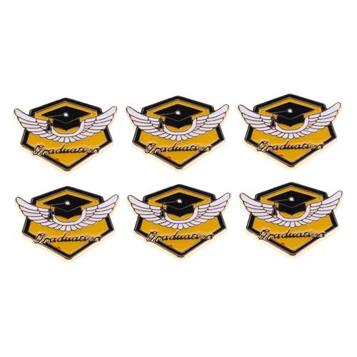 OKUMEYR 6 Stück Niedliche Cartoon Abzeichen für Graduation Party Dekorationen Alltagsmode Einzigartiges für Absolventen OKUMEYR 6 Stück Niedliche Cartoon Abzeichen für Graduation Party Dekorationen Alltagsmode Einzigartiges für Absolventen von OKUMEYR