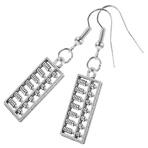 OKUMEYR Abacus Ohrhänger Damen Leichtes Langlebiges Legierungs Design Kreative Mathelehrer Schmuck für Frauen und Teenager von OKUMEYR