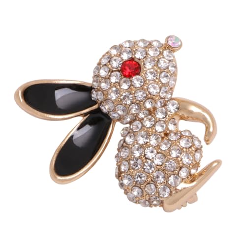 OKUMEYR Alloy Brosche Damen Rabbit Corsage mit Diamantbesatz Leichtes Modeaccessoire für Kleidung Taschen Schals für Hochzeiten Partys und Alltag von OKUMEYR
