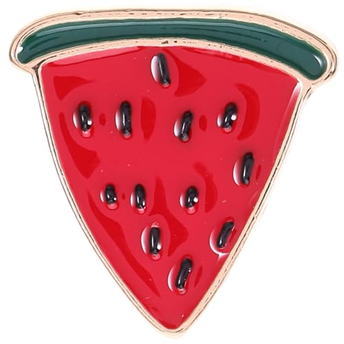 OKUMEYR Modische Wassermelonen brosche aus Cartoon Anstecknadel als Kleidungsschmuck Retro Shawl Clip Leicht und Stabil für Damen Vielseitig und Auffällig von OKUMEYR