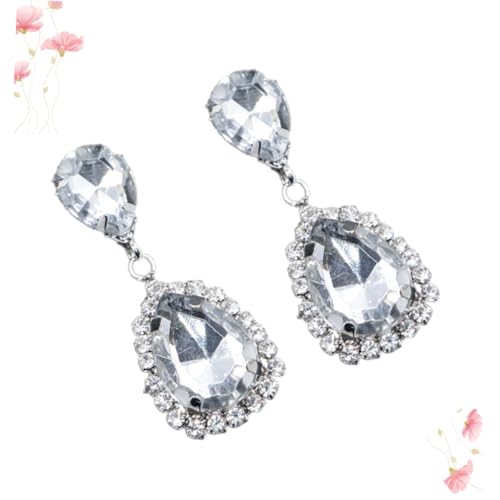 OKUMEYR Silberne Wasserfall Ohrringe Hängend mit Funkelnden Strasssteinen Lange Damen Ohrhänger für Party Alltag Modischer Ohrschmuck für Frauen und Mädchen Einzigartige Ohraccessoires von OKUMEYR