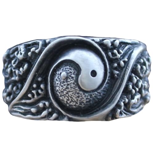 OKUMEYR Taoismus Ring Kupfer für Damen und Herren Unisex Design mit Ästhetischer Kleiner Ring für Besondere Anlässe Perfektes für Freunde und Familie Hochwertige Verarbeitung und von OKUMEYR