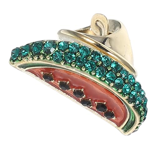 OKUMEYR Wassermelonen Anstecker Miniatur Japanischer Stil Niedlich Fruchtförmiger Brosche Vielseitig Für Hawaii Party Kleidung Taschen Accessoires von OKUMEYR