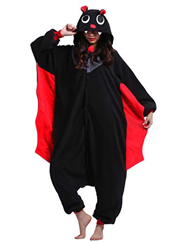 Magicmode Unisex Pyjamas Jumpsuit Tierkostüm Schläger Onesie Damen Herren Karneval Nachtwäsche von Magicmode