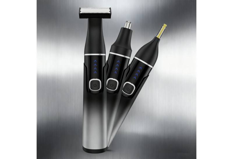 OKWISH Haarschneider Elektrische Haarschneidemaschine Präzisionsschneider, Sechs austauschbaren Aufsätzen Wasserfest Typ-C-Ladung, Trocken- und Nassanwendungen für Bad Strand oder unterwegs von OKWISH