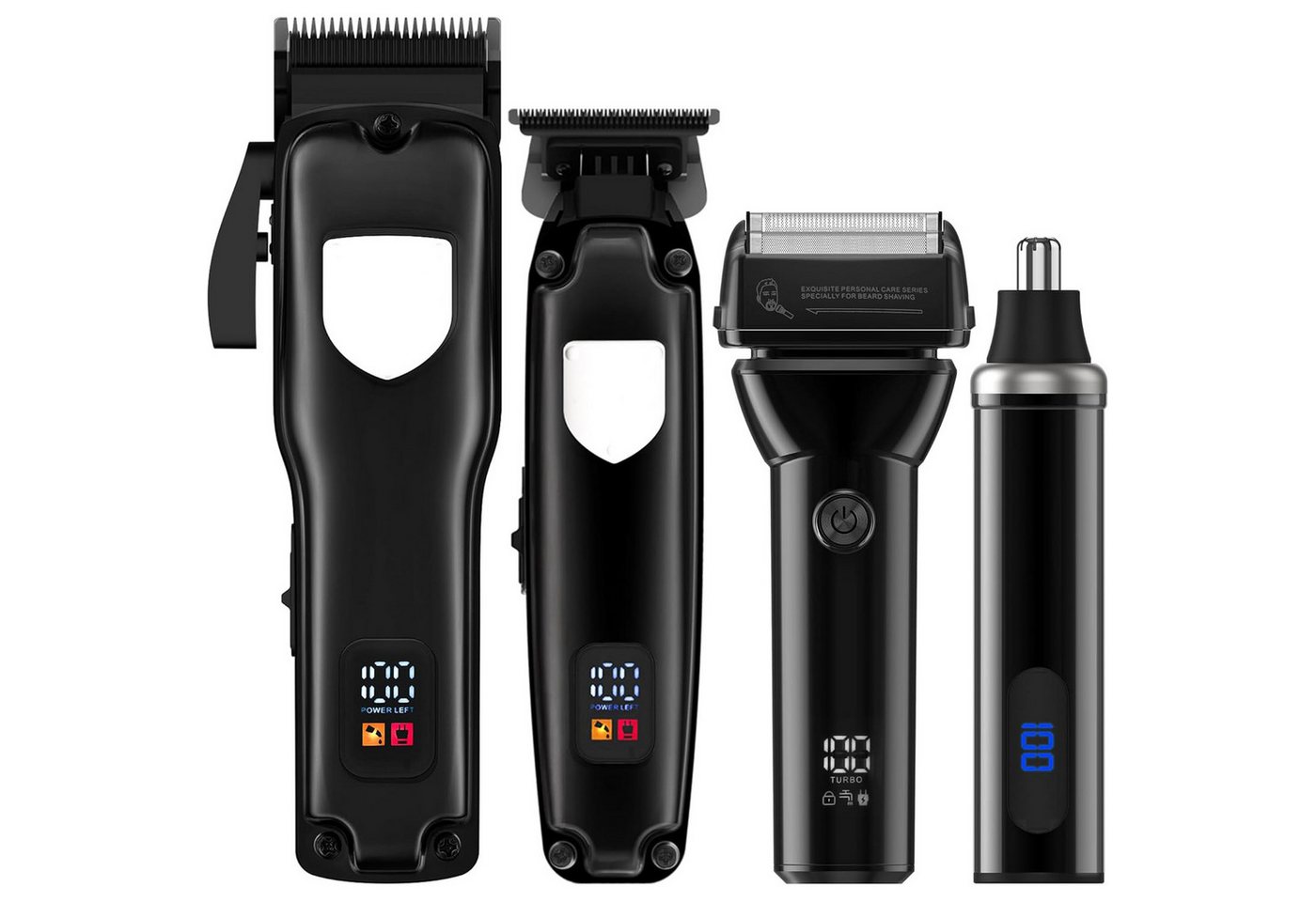 OKWISH Haarschneider Haarschneidemaschine Barttrimmer Haartrimmer Bartschneider Trimmer, profi Barber Rasierer Herren Elektrisch Herrenhaarschneider LED Akku, Haarschneideset Wasserdichter für Barthaar Kopfhaar Friseure usw OKWISH Haarschneider Haarschneidemaschine Barttrimmer Haartrimmer Bartschneider Trimmer, profi Barber Rasierer Herren Elektrisch Herrenhaarschneider LED Akku, Haarschneideset Wasserdichter für Barthaar Kopfhaar Friseure usw von OKWISH