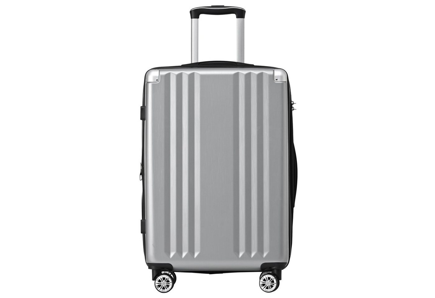 OKWISH Hartschalen-Trolley Hartschalenkoffer Handgepäck-Trolley Reisekoffer, 4 Rollen, 360° leises Universal- Räder von OKWISH