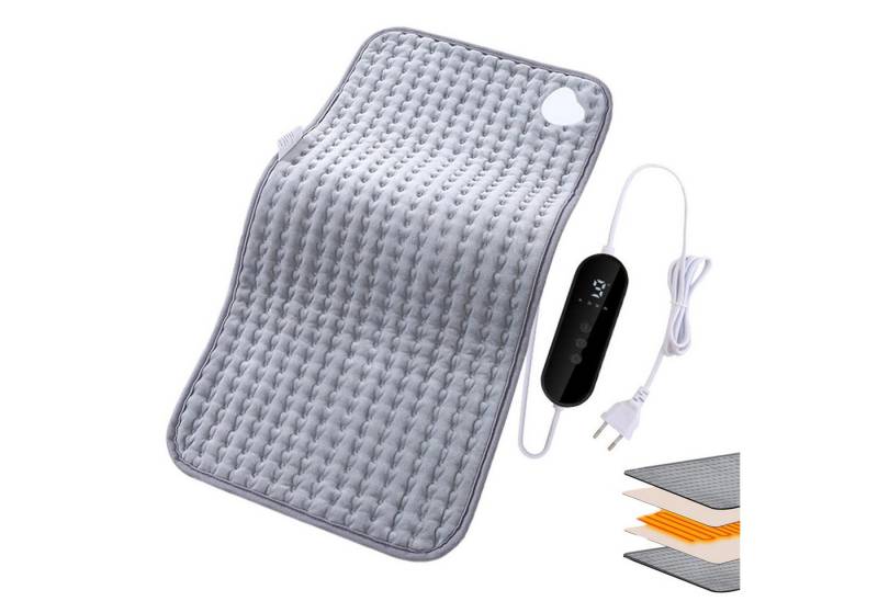 OKWISH Heizkissen Elektrisches Heizdecke Wärmekissen Heizmatte Rückenheizkissen, mit 3 Temperaturstufen Abschaltautomatik schnelles Aufheizen 1-tlg., 30x60 cm weichem Flanellbezug und 2,9 Meter langem Kabel, Überhitzungsschutz Heizkissen für Nacken Rücken Bauch Beine OKWISH Heizkissen Elektrisches Heizdecke Wärmekissen Heizmatte Rückenheizkissen, mit 3 Temperaturstufen Abschaltautomatik schnelles Aufheizen 1-tlg., 30x60 cm weichem Flanellbezug und 2,9 Meter langem Kabel, Überhitzungsschutz Heizkissen für Nacken Rücken Bauch Beine von OKWISH