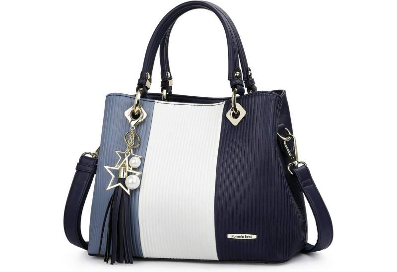 OKWISH Henkeltasche Umhängetasche Handtasche Tragetasche Aktentasche Tasche Damen (Schultertasche Arbeitstasche Messenger-Tasche Top Griff Schultergurt, Freizeittasche, Ledertasche, Unitasche, Bürotasche, Groß), für Frau Frauen Jungen Freizeit Arbeit Business Schule Büro Reisen usw von OKWISH