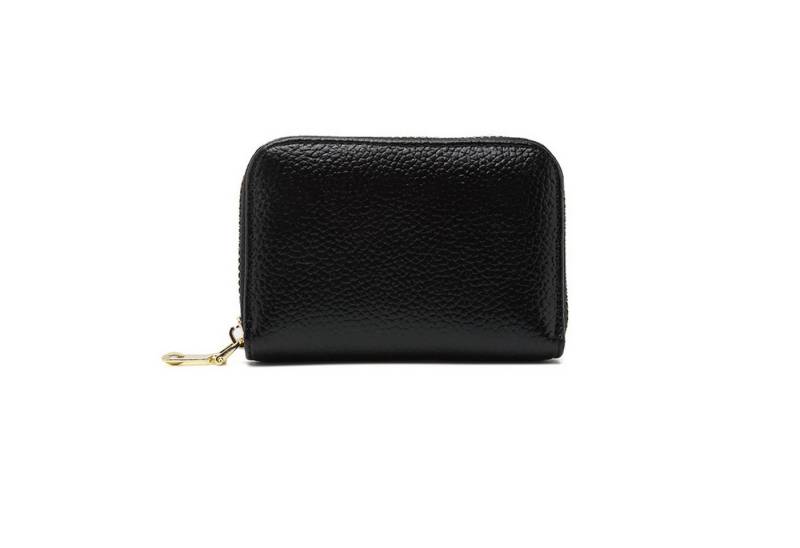 OKWISH Kartenetui Damen Kreditkartenetui Card Holder Kartenhalter Visitenkartenetui kurz (mit 12 Kartenfächer und 2 Geldscheinfächer Reißverschluss Orgel-Stil, Slim Wallet, Geldbeutel, Geldbörse, Frauen, Tragbar, RFID-Schutz), für Kreditkarte EC Karte Bank Karte Personalausweis Visitenkarten usw von OKWISH