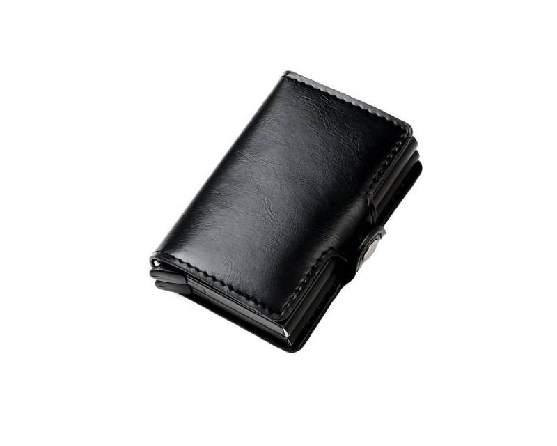 OKWISH Kartenetui Kreditkartenetui Geldbörse Portemonnaie Portmonee Geldbeutel Unisex (Herren Frauen Handtasche Ledergeldbörse Brieftasche 14 Kartenfächer, Slim Wallet, Kreditkartenetui, Kartenetui, Kartenhalter), NFC RFID-Schutz 9.5cm x 6.5cm x 2.5cm von OKWISH
