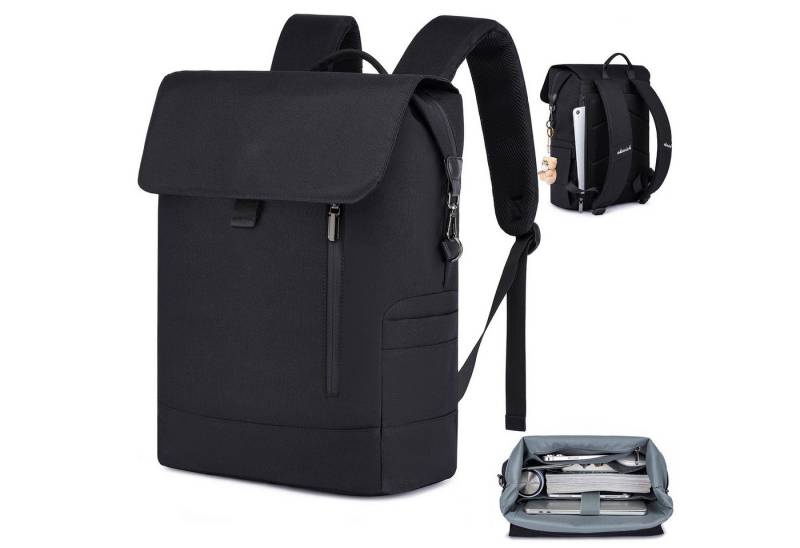 OKWISH Laptoprucksack Handtasche Freizeitrucksack Cityrucksack mit Laptopfach (Laptop Notebook Tasche Schule Uni Rucksack, 1-tlg., Unisex Reiserucksack, Wasserabweisender, Laptop für 13 Zoll), fur Herren Damen Jungen Teenager Freizeit Arbeit Business Reisen von OKWISH