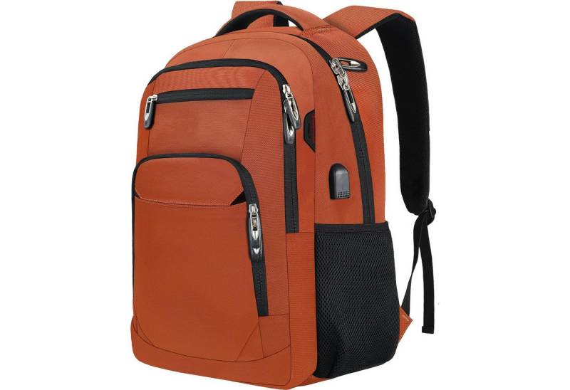 OKWISH Laptoprucksack Laptop Rucksäcke Schulrucksack Wasserbeständig Laptoptasche (Uni Tasche Businessrucksack Sportrucksack, Backpack mit Laptopfach, Anti-Diebstahl, mit USB-Anschluss), Herren Damen Jungen Teenager Arbeit Business Freizeit Reisen von OKWISH