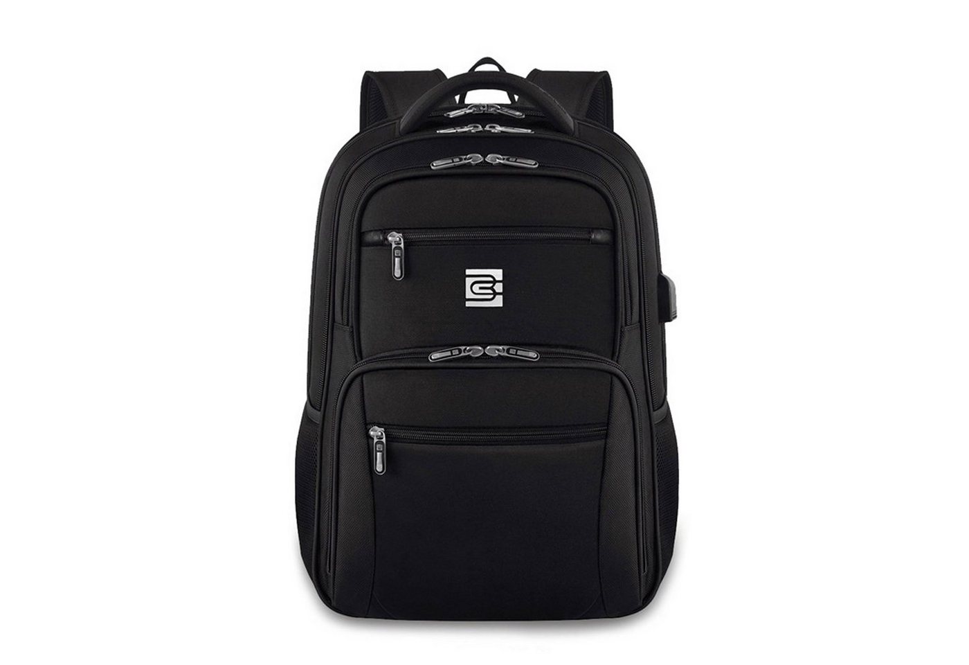 OKWISH Laptoprucksack Laptop Rucksack Rucksäcke Schulrucksack Laptoptasche Wasserbeständig (Notebook Laptop Tasche Schule Uni Rucksack, mit USB-Lade-Anschluss, Anti-Diebstahl, Backpack mit Laptopfach), für Herren Damen Jungen Teenager Freizeit Arbeit Business Reisen von OKWISH