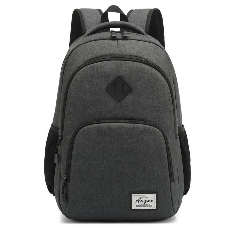 OKWISH Laptoprucksack Laptop Rucksack Rucksäcke Schulrucksack Wasserbeständig Laptoptasche (Laptop Notebook Tasche Schule Uni Rucksack, Anti-Diebstahl, Backpack mit Laptopfach, USB-Lade-Anschluss), Herren Damen Jungen Teenager Freizeit Arbeit Business Reisen von OKWISH