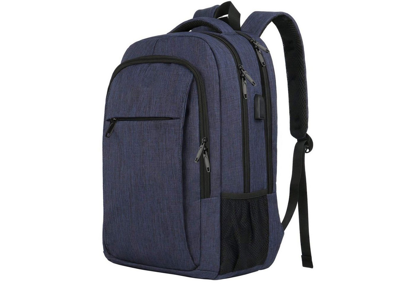 OKWISH Laptoprucksack Laptop Rucksack Rucksäcke Schulrucksack Wasserbeständig Laptoptasche (Laptop Notebook Tasche Schule Uni Rucksack, Anti-Diebstahl, mit USB-Lade-Anschluss, Backpack mit Laptopfach), Herren Damen Jungen Teenager Freizeit Arbeit Business Reisen von OKWISH