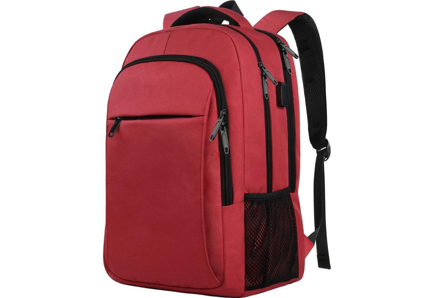 OKWISH Laptoprucksack Laptop Rucksack Rucksäcke Schulrucksack Wasserbeständig Laptoptasche (Laptop Notebook Tasche Schule Uni Rucksack, Anti-Diebstahl, mit USB-Lade-Anschluss, Backpack mit Laptopfach), Herren Damen Jungen Teenager Freizeit Arbeit Business Reisen von OKWISH