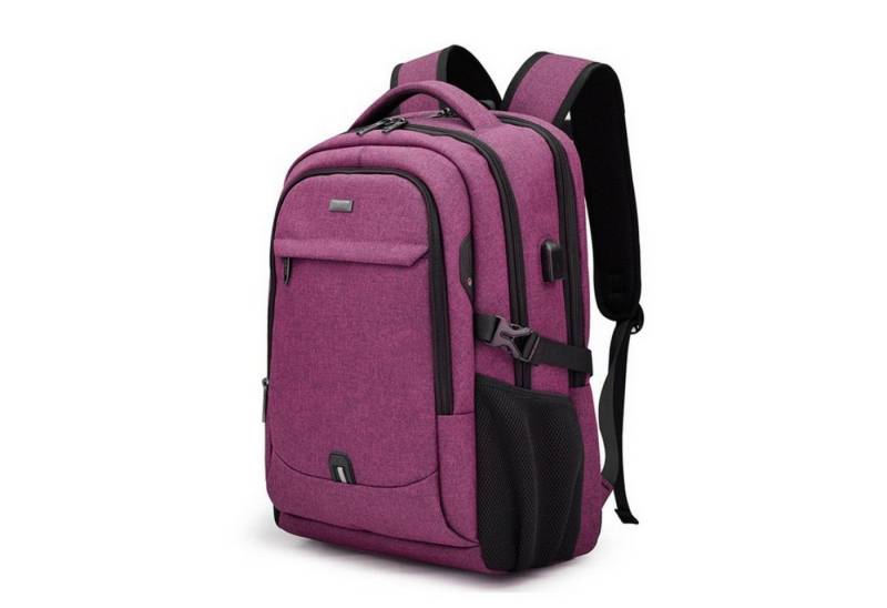 OKWISH Laptoprucksack Laptop Rucksack Rucksäcke Schulrucksack Wasserbeständig Laptoptasche (Laptop Notebook Tasche Schule Uni Rucksack, Anti-Diebstahl, mit USB-Lade-Anschluss, Backpack mit Laptopfach), Herren Damen Jungen Teenager Freizeit Arbeit Business Reisen usw von OKWISH