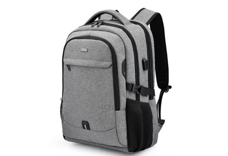 OKWISH Laptoprucksack Laptop Rucksack Rucksäcke Schulrucksack Wasserbeständig Laptoptasche (Laptop Notebook Tasche Schule Uni Rucksack, Anti-Diebstahl, mit USB-Lade-Anschluss, Backpack mit Laptopfach), Herren Damen Jungen Teenager Freizeit Arbeit Business Reisen usw von OKWISH