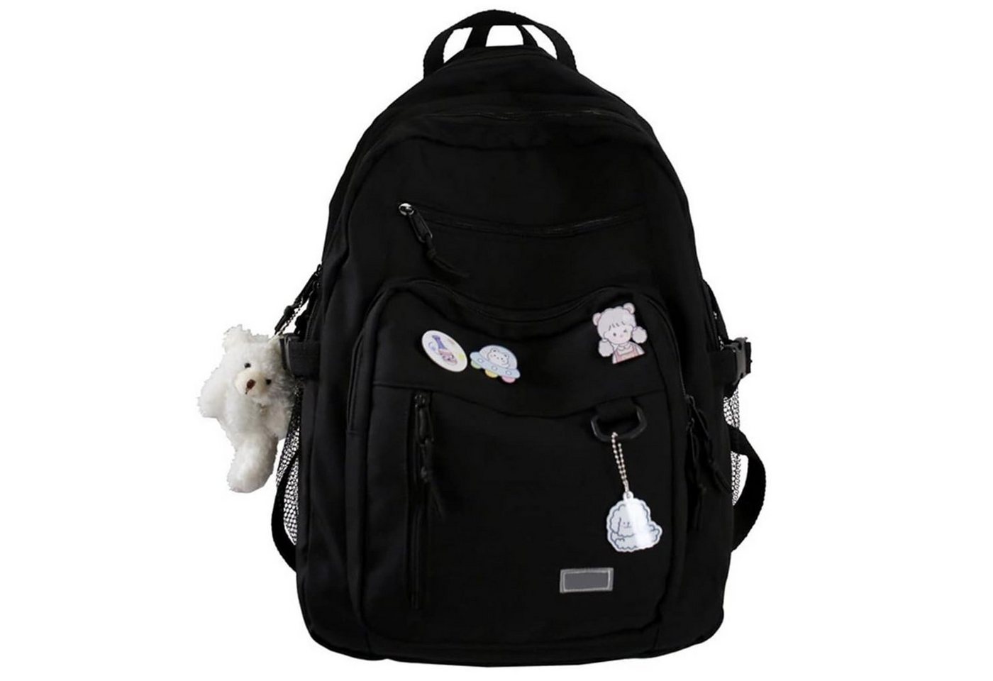 OKWISH Laptoprucksack Laptop Rucksack Rucksäcke Schulrucksack Wasserbeständig Laptoptasche (Laptop Notebook Tasche Schule Uni Rucksack, Sportrucksack, Backpack mit Laptopfach), Damen Frauen Teenager Freizeit Arbeit Business Reisen von OKWISH