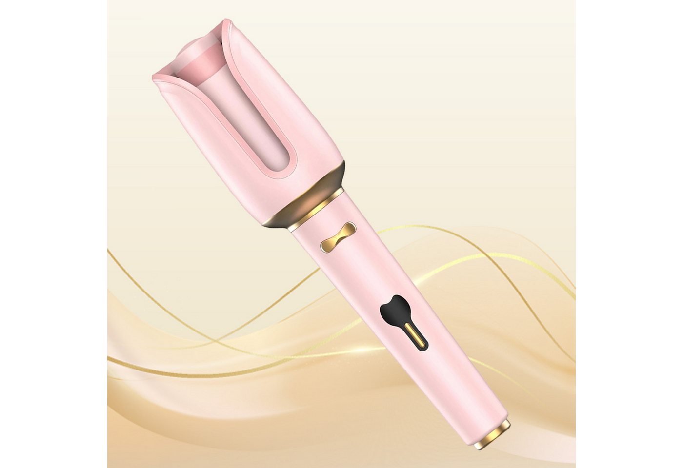 OKWISH Lockendreher Profi Automatischer Lockenwickler Haarstyling Gerät, Keramik Protein Beschichtung Rotation beidseitig, Lockenmaschine mit sicher Abschaltautomatik 360° Kabel OKWISH Lockendreher Profi Automatischer Lockenwickler Haarstyling Gerät, Keramik Protein Beschichtung Rotation beidseitig, Lockenmaschine mit sicher Abschaltautomatik 360° Kabel von OKWISH