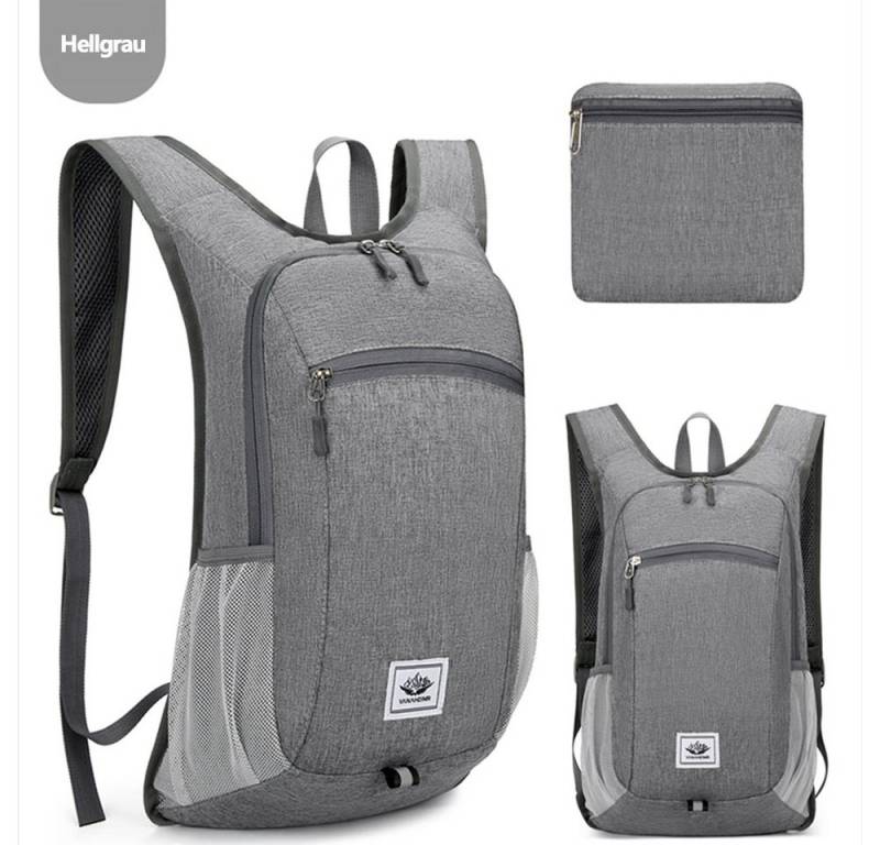 OKWISH Sportrucksack Mini Sporttasche Reiserucksack Freizeitrucksack Gefaltet nur 17x18x2cm (zu Handytasche verformbar Sport Tasche Schule Uni Rucksack Rucksäcke, faltbar, Sportrucksäcke, Sport Rucksack, Wanderrucksack, Schulrucksack), Radfahren Wochenendausflug Wandern Camping Übernachtung Outdoor Sport von OKWISH