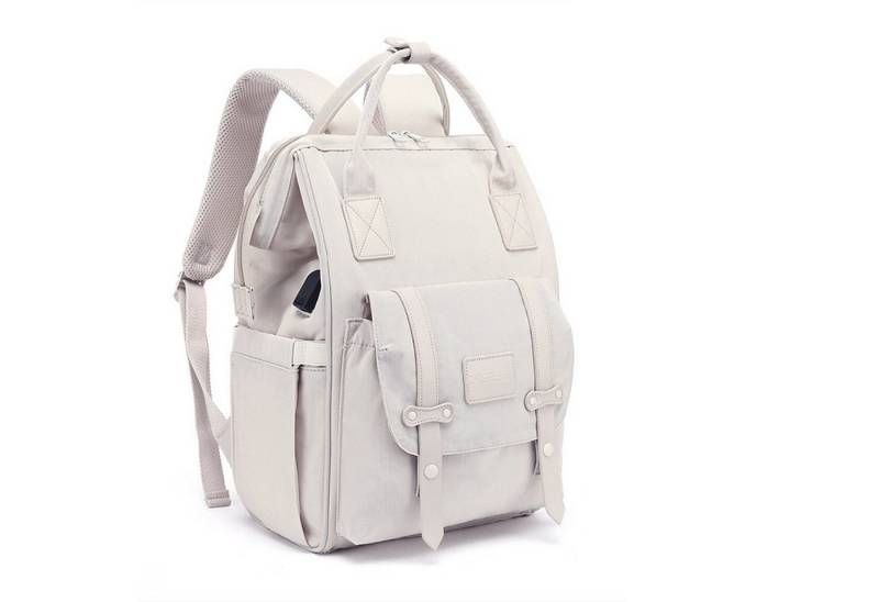 OKWISH Wickelrucksack Wickeltasche Rucksack Baby Multifunktions-Babytaschen wasserabweisend (Windeln Babyflasche Milchfläsche Rucksack Tasche mit USB-Anschluss, Multifunktional, Babytasche, Wickelrucksack), mit Kinderwagen-Haken von OKWISH