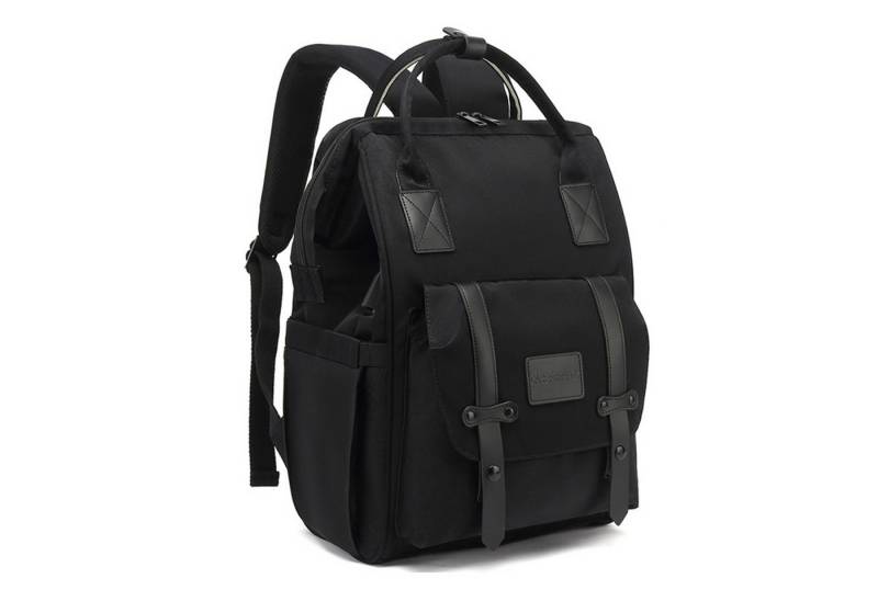 OKWISH Wickelrucksack Multifunktional Große Kapazität Nass-Trocken-Trennfach Alltagsrucksack (Milchfläsche Rucksack Tasche mit USB-Anschluss, Multifunktional, Babytasche), mit Kinderwagen-Haken von OKWISH