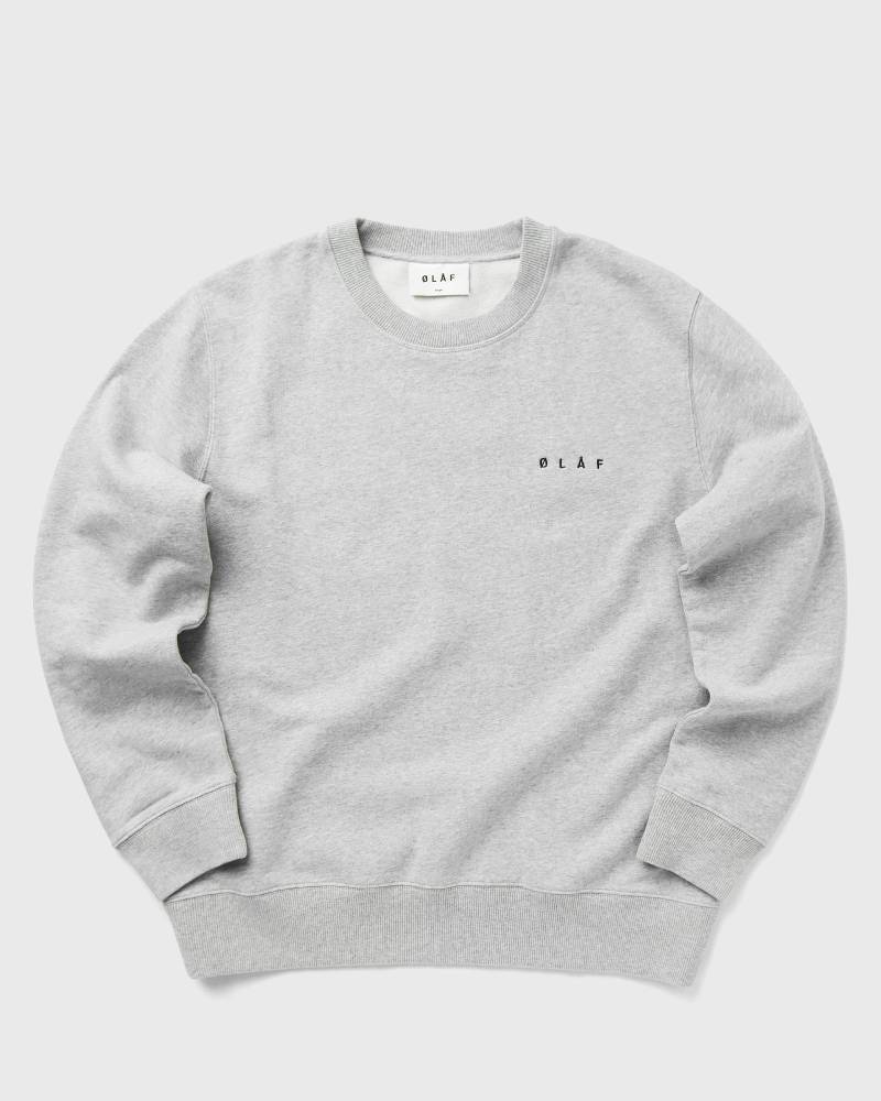 ØLÅF SCRIBBLE FACE CREWNECK men Sweatshirts grey in Größe:M von ØLÅF