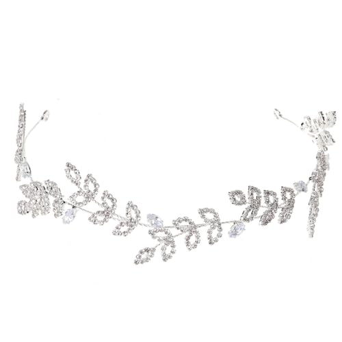 Braut-Kopfbedeckung, Stirnband, Blatt: klassisch, dekorativ, leicht, zierlich, Mädchen, Braut, Party, eleganter Schmuck für Hochzeit, Kopfschmuck von OLACD