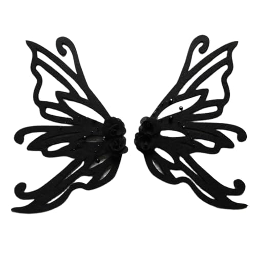 Großer Kopfschmuck Cosplay Schmetterling Clip - Kostüm Halloween Kopfbedeckung Haar Paar 1 von OLACD