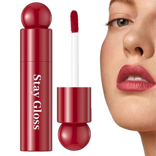 Matte Lippe - Matte Samt-Lippenstifte | Pigmentierter, langanhaltender Lipgloss, wasserfestes Lippenglasur-Make-up-Geschenk für Mädchen und Frauen Olcana von OLCANA