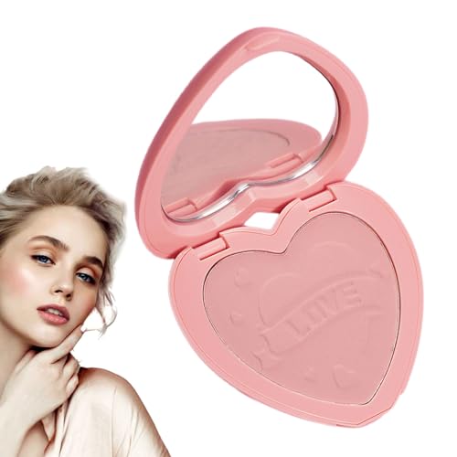 Wangen-Rouge-Puder,Natürliches Puderrouge für Damen für feine Wangenfarbe | Lässige Damenkosmetik für Dating, Shopping, Zuhause, Arbeiten, Reisen, Treffen Olcana von OLCANA