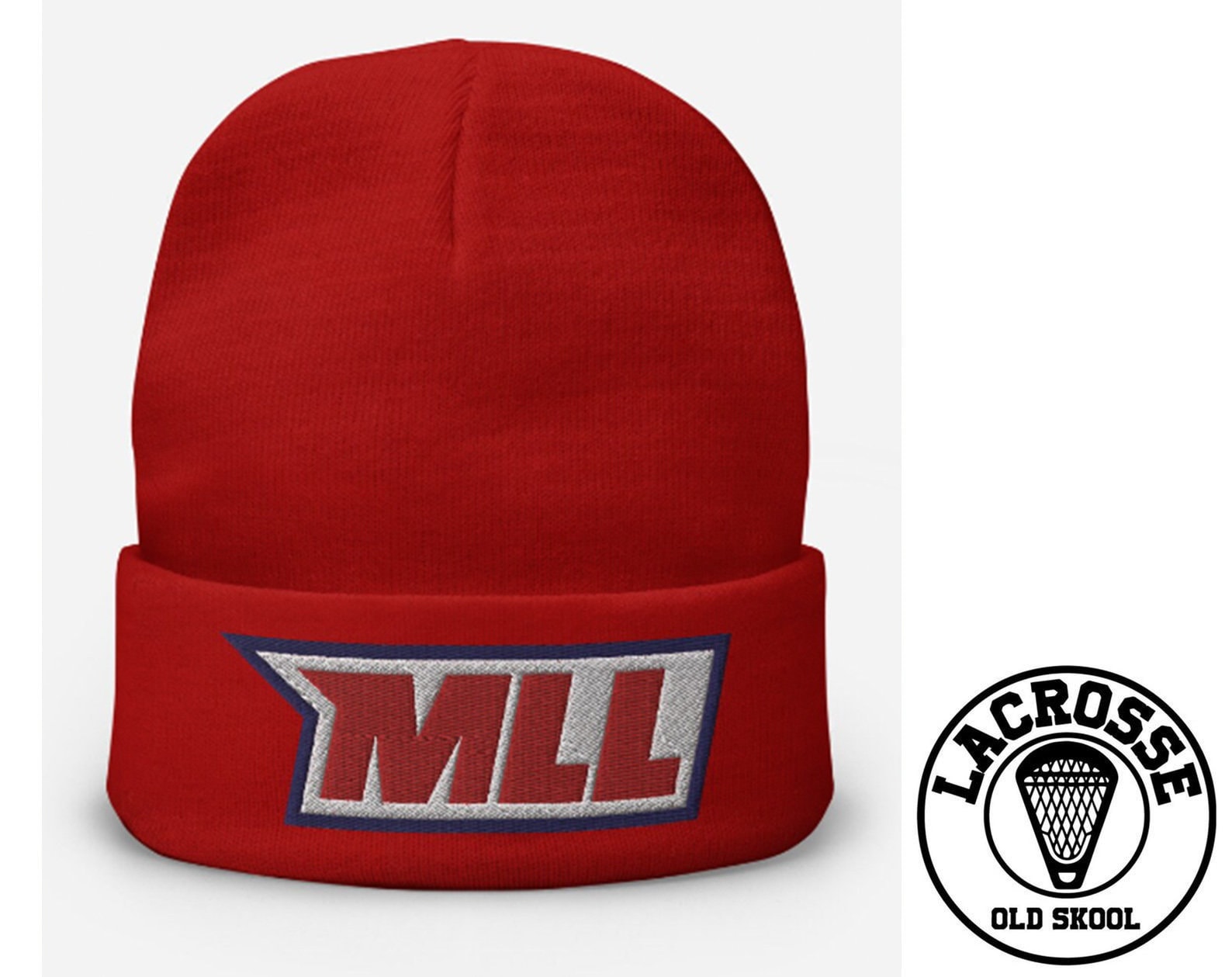 Major League Lacrosse Beanie - Unisex Männer Frauen Mll Sport Premiere Pro Team Lax New School Skool Pll Nll D1 Usa Player Leidenschaft Winter Warm von OLDSKOOLLACROSSE