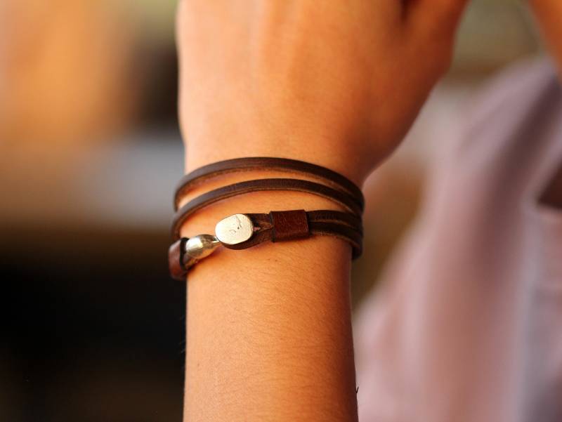 Kordelarmband Aus 925Er Sterlingsilber Mit Kordelzug, Kordelzug Kordelarmband Aus 925Er Sterlingsilber Mit Kordelzug, Kordelzug von OLDU