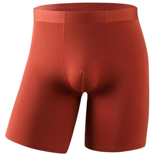 OLEETS Boxershorts Für Herren - Bequeme Shorts Für Herren, Sport, Sexy, Elastische Höschen, Eisseide, Nahtlos, Hohe Taille, 3-Teilig/Set, Lässige Mode, Rot, 6XL OLEETS Boxershorts Für Herren - Bequeme Shorts Für Herren, Sport, Sexy, Elastische Höschen, Eisseide, Nahtlos, Hohe Taille, 3-Teilig/Set, Lässige Mode, Rot, 6XL von OLEETS