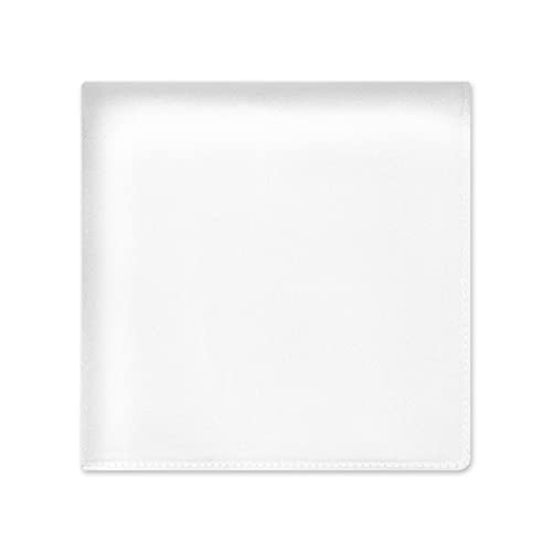 OLESILK Herren Seide Einstecktuch Luxuriös Kavalierstuch Taschentuch für feierliche Anlässe, 28 x 28 cm, Weiß von OLESILK