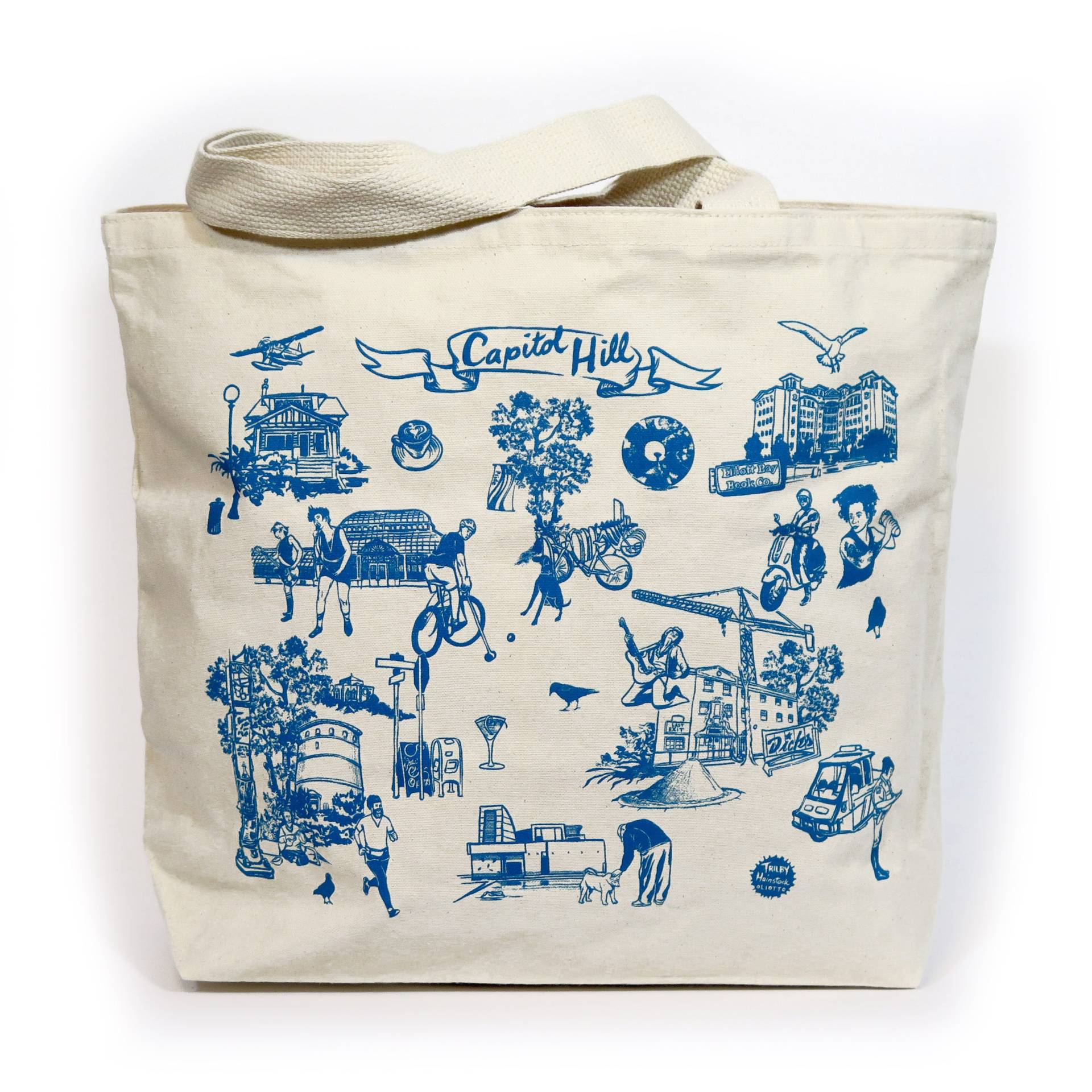 Cappol Hill Siebdruck Canvas Tragetasche Cappol Hill Siebdruck Canvas Tragetasche von OLIOTTO