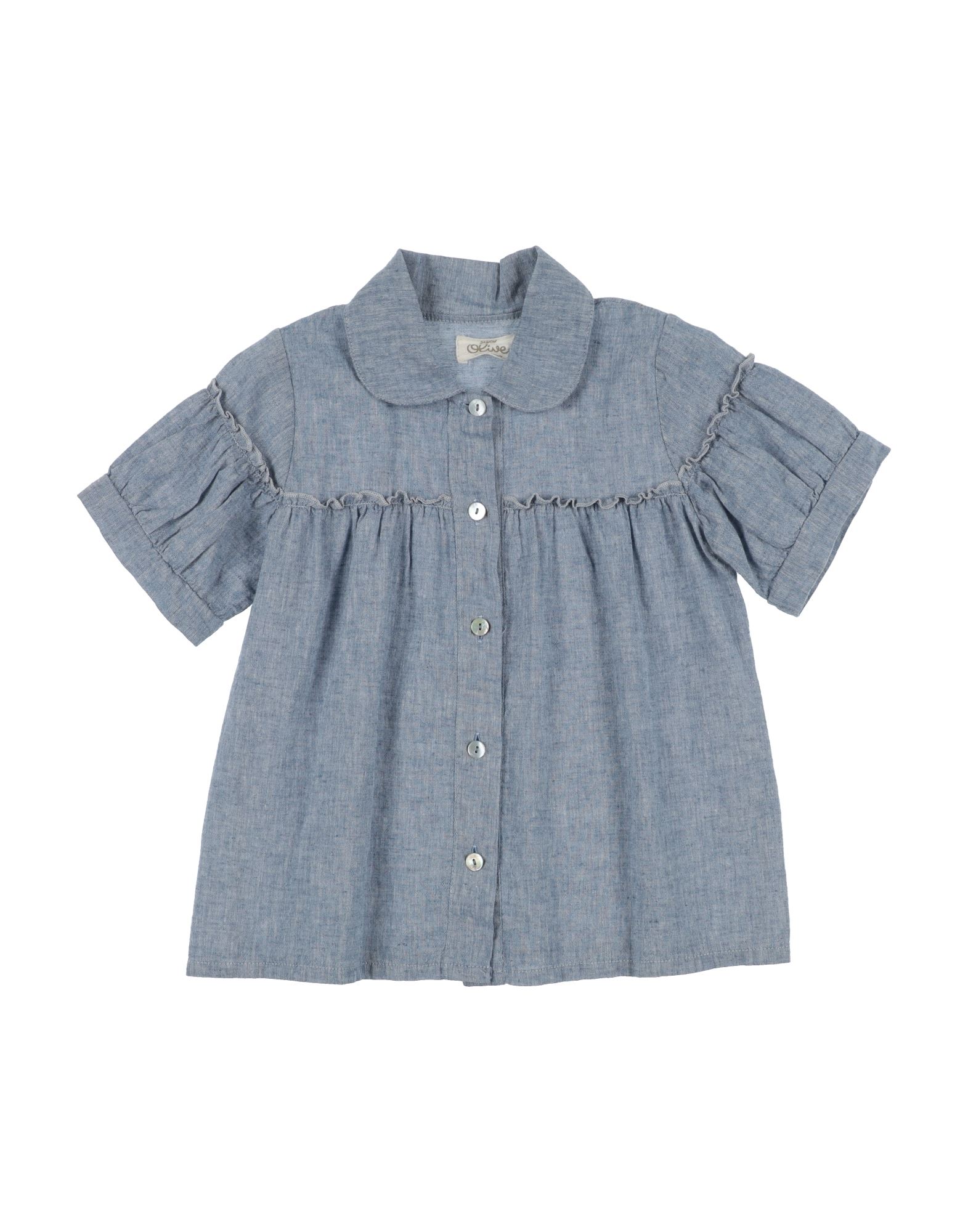 OLIVE by SISCO Hemd Kinder Taubenblau von OLIVE by SISCO