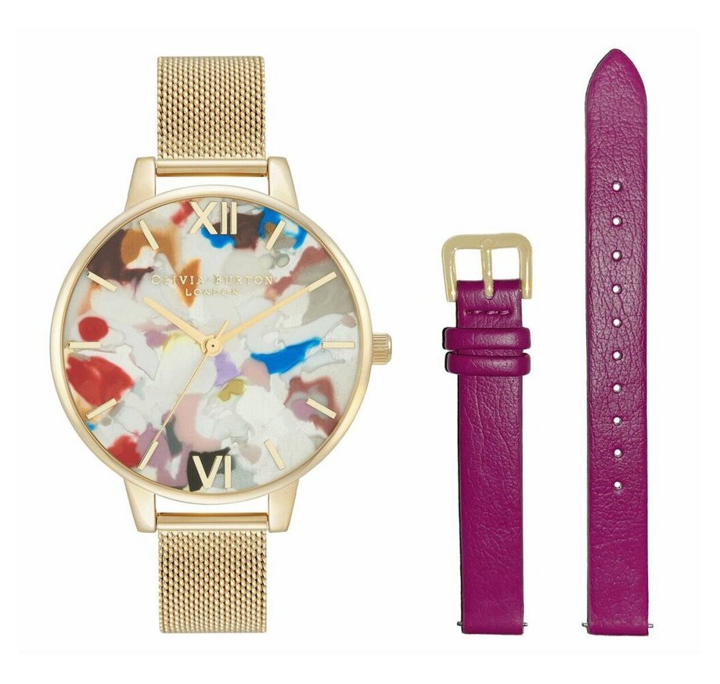 OLIVIA BURTON Automatikuhr Pop-Art-SET OBGSET153 von OLIVIA BURTON