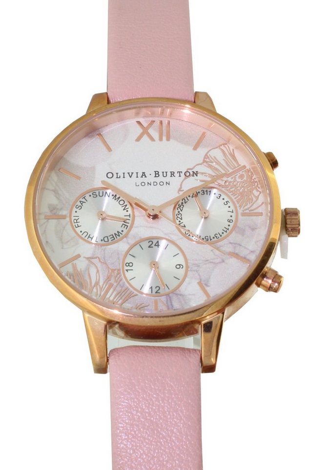 OLIVIA BURTON Quarzuhr OB16CGS07 Demi Dial Dusty Pink Rose Gold von OLIVIA BURTON