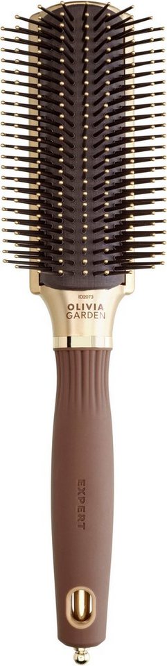 OLIVIA GARDEN Haarbürste EXPERT STYLE CONTROL Nylon Bristles Gold&Brown von OLIVIA GARDEN