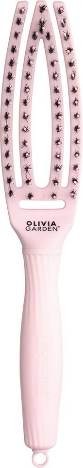 OLIVIA GARDEN Haarentwirrbürste Fingerbrush Combo Pink small von OLIVIA GARDEN