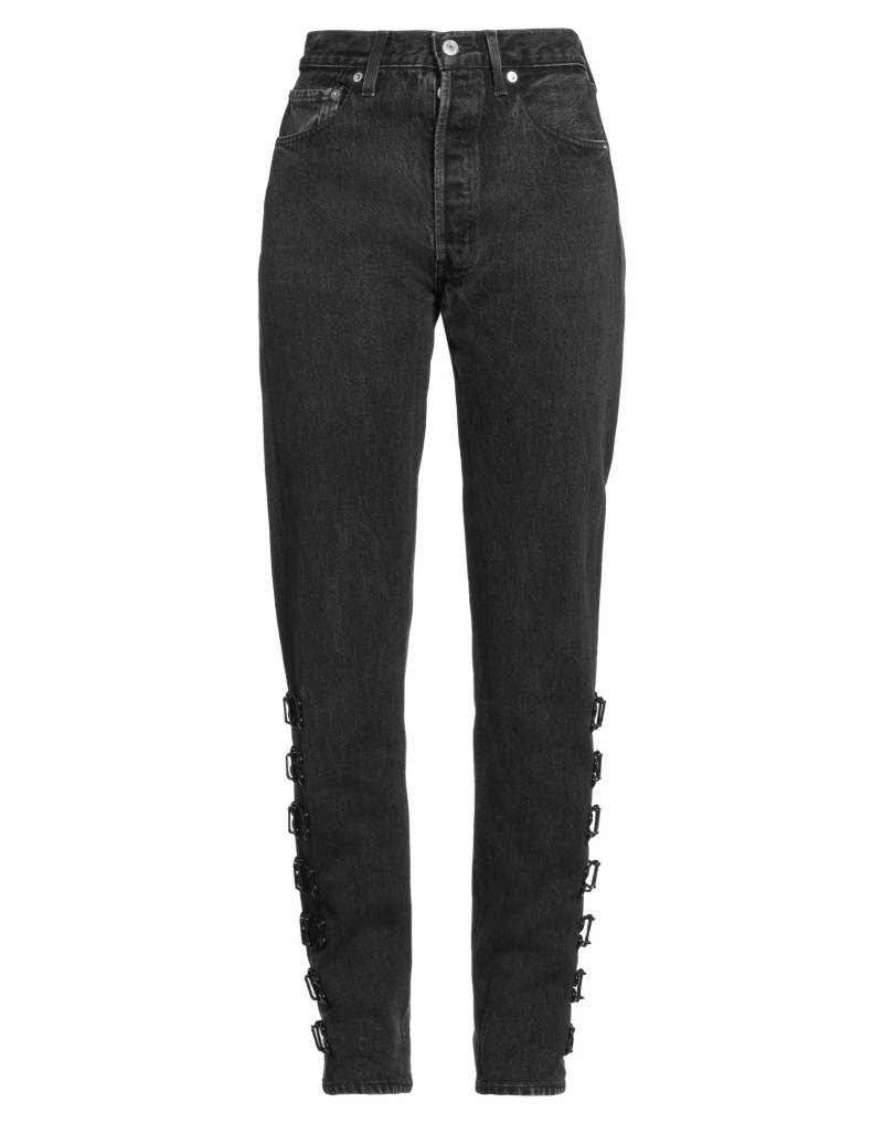 OLIVIER THEYSKENS Jeanshose Damen Schwarz von OLIVIER THEYSKENS