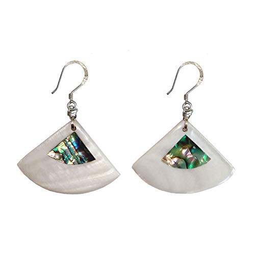 PERLMUTT UNIKAT Ohrringe Ohrstecker 925 Sterling Silber mit Muscheln mit Schmucketui #201 PERLMUTT UNIKAT Ohrringe Ohrstecker 925 Sterling Silber mit Muscheln mit Schmucketui #201 von OLLANE