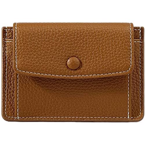 OLOTU Portemonnaie Schlanke Flip-Geldbörse für Damen, Brieftasche, Business-Ausweis, Kreditkartenetui, weiches Leder, Geldbörsen mit versteckten Kartenfächern Kompakt von OLOTU