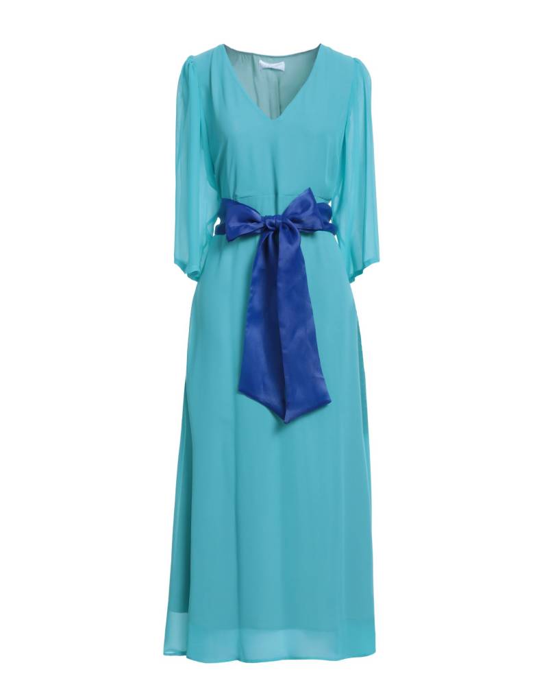 OLTRE TEMPO Midi-kleid Damen Tūrkis von OLTRE TEMPO