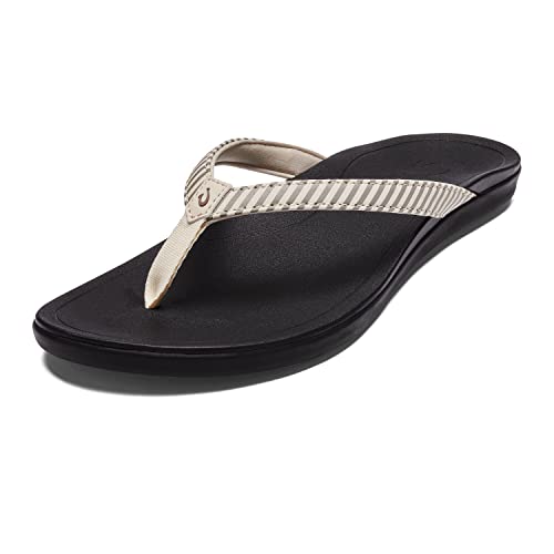 OLUKAI Ho'Opio Bone/Stripe 8 von OLUKAI