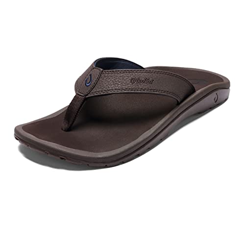 OLUKAI 'Ohana Sandal - Dark Wood/Dark Wood - Men's Size 11 von OLUKAI