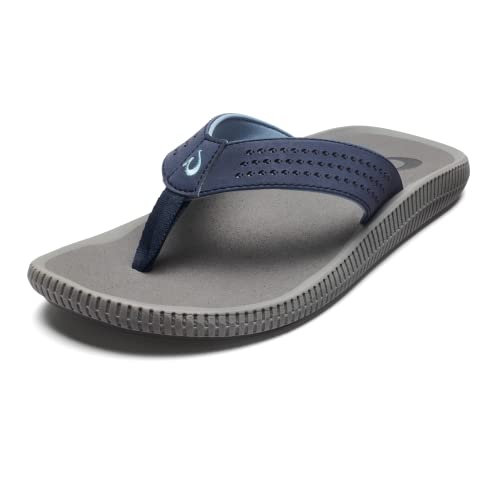 OluKai Ulele Men's Beach Sandals, Quick-Dry Flip-Flop Slides, Water Resistant Suede Lining & Wet Grip Soles, Soft Comfort Fit & Arch Support von OLUKAI